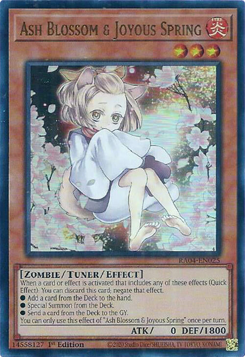 Ash Blossom & Joyous Spring (Alternate Art) [RA04-EN025] Ultra Rare | Gaming Infinity