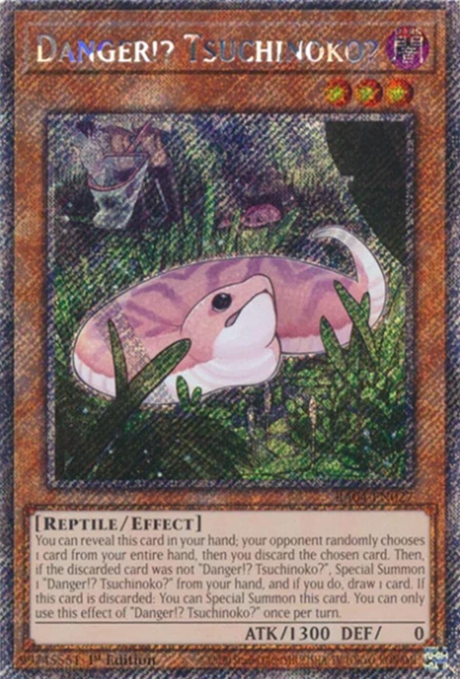 Danger!? Tsuchinoko? [RA04-EN027] Platinum Secret Rare | Gaming Infinity