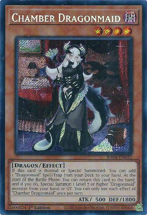 Chamber Dragonmaid [RA04-EN032] Secret Rare | Gaming Infinity