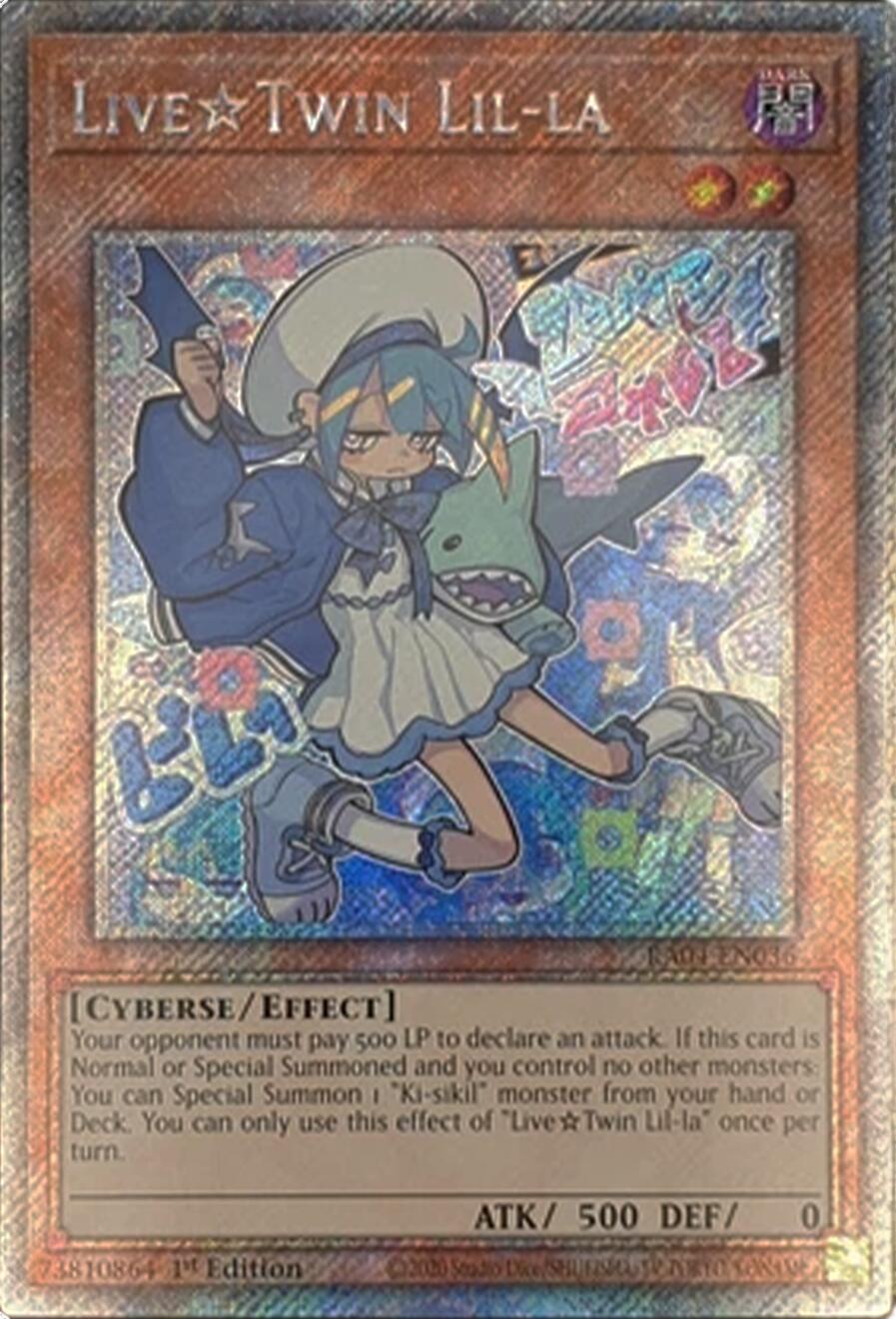 LiveTwin Lil-la [RA04-EN036] Platinum Secret Rare | Gaming Infinity