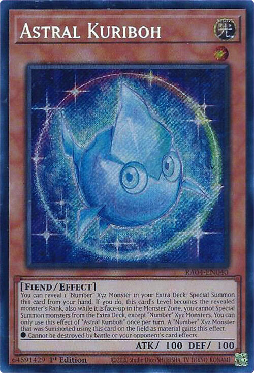 Astral Kuriboh [RA04-EN040] Secret Rare | Gaming Infinity