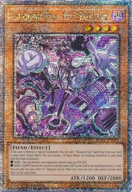 Vanquish Soul Dr. Mad Love [RA04-EN045] Quarter Century Secret Rare | Gaming Infinity