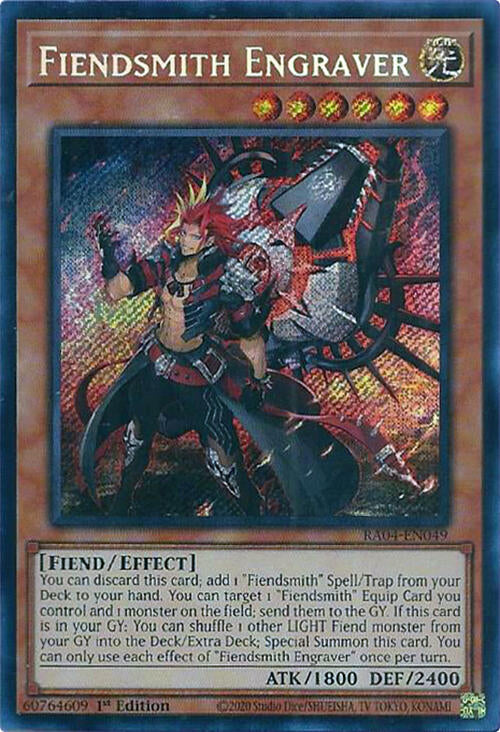 Fiendsmith Engraver [RA04-EN049] Secret Rare | Gaming Infinity
