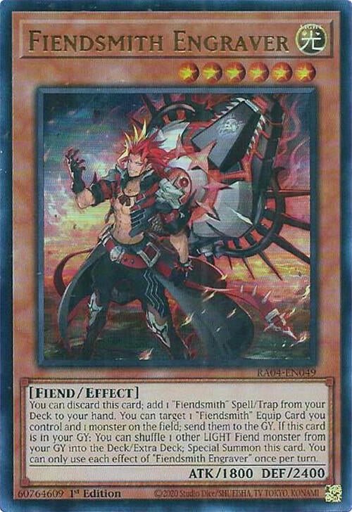 Fiendsmith Engraver [RA04-EN049] Ultra Rare | Gaming Infinity