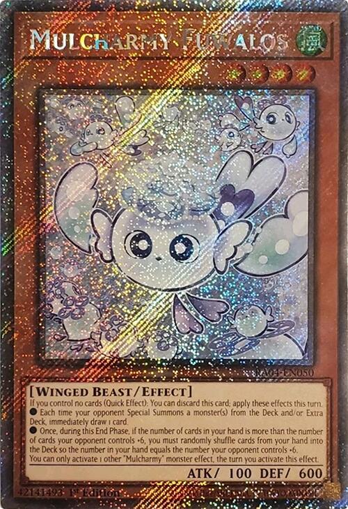 Mulcharmy Fuwalos [RA04-EN050] Platinum Secret Rare | Gaming Infinity