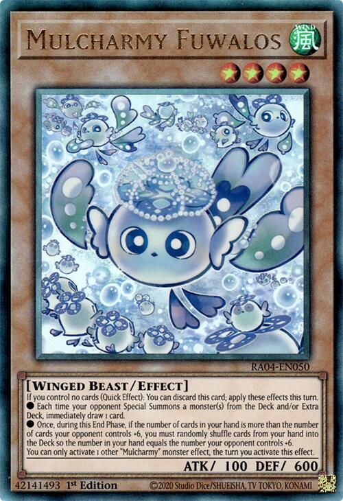 Mulcharmy Fuwalos [RA04-EN050] Prismatic Ultimate Rare | Gaming Infinity