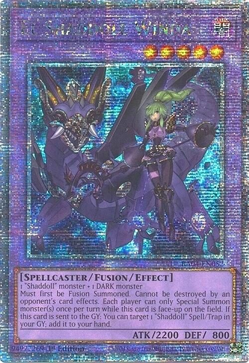 El Shaddoll Winda (Alternate Art) [RA04-EN052] Quarter Century Secret Rare | Gaming Infinity