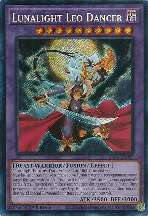 Lunalight Leo Dancer [RA04-EN053] Secret Rare | Gaming Infinity