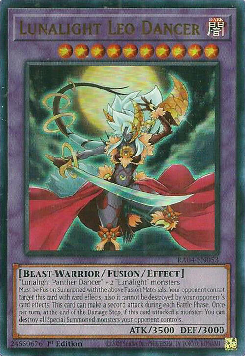 Lunalight Leo Dancer [RA04-EN053] Ultra Rare | Gaming Infinity