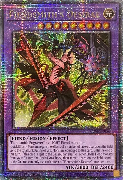 Fiendsmith's Desirae [RA04-EN056] Quarter Century Secret Rare | Gaming Infinity