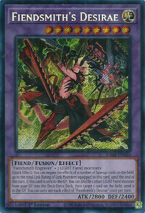 Fiendsmith's Desirae [RA04-EN056] Secret Rare | Gaming Infinity