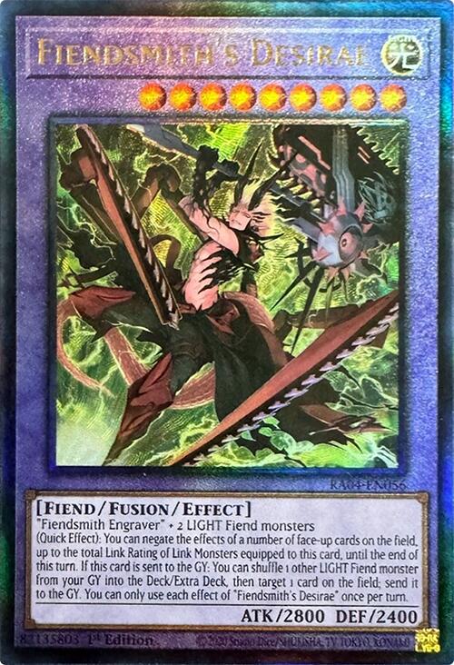 Fiendsmith's Desirae [RA04-EN056] Prismatic Ultimate Rare | Gaming Infinity