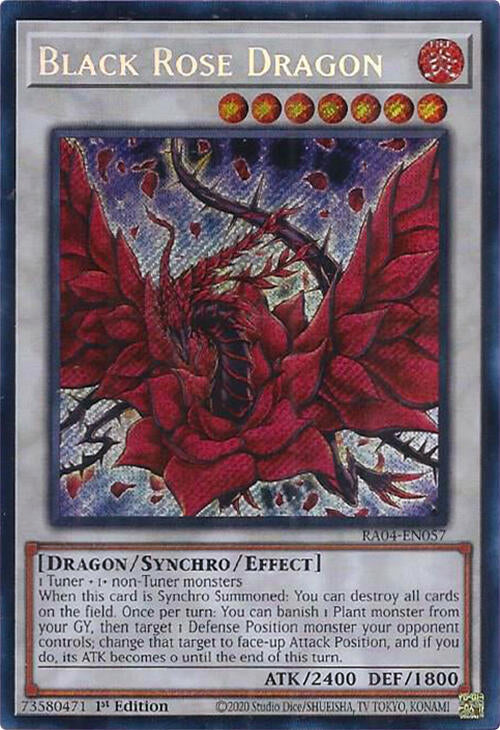 Black Rose Dragon [RA04-EN057] Secret Rare | Gaming Infinity