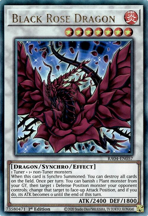 Black Rose Dragon [RA04-EN057] Prismatic Ultimate Rare | Gaming Infinity