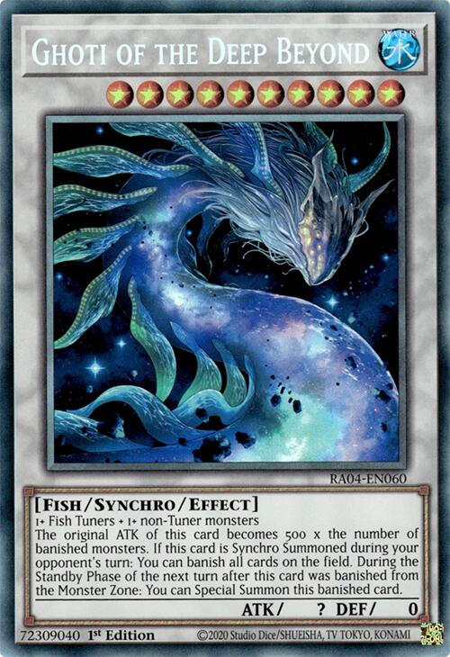 Ghoti of the Deep Beyond [RA04-EN060] Prismatic Collector's Rare | Gaming Infinity