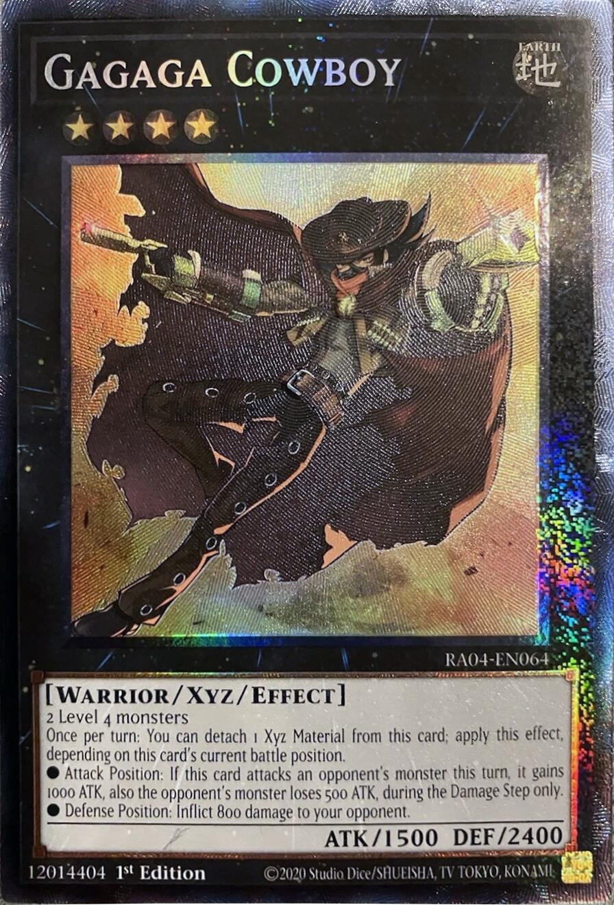 Gagaga Cowboy [RA04-EN064] Prismatic Collector's Rare | Gaming Infinity