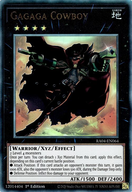 Gagaga Cowboy [RA04-EN064] Prismatic Ultimate Rare | Gaming Infinity