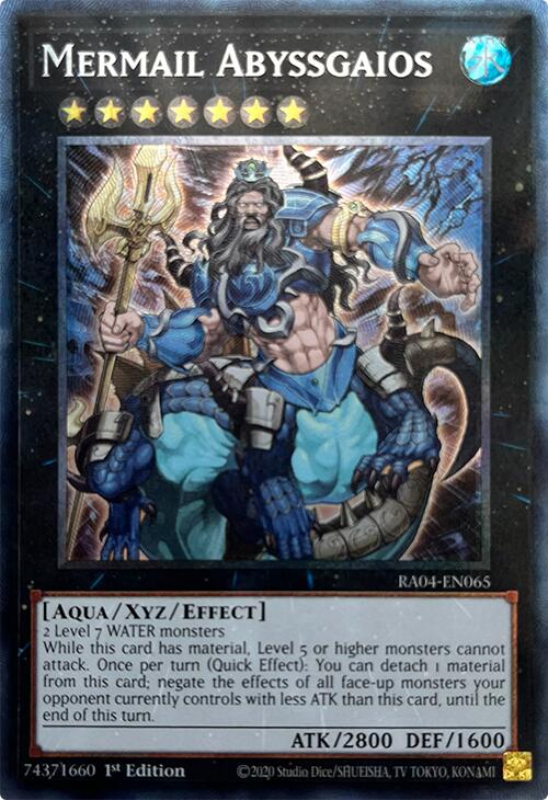 Mermail Abyssgaios [RA04-EN065] Prismatic Collector's Rare | Gaming Infinity