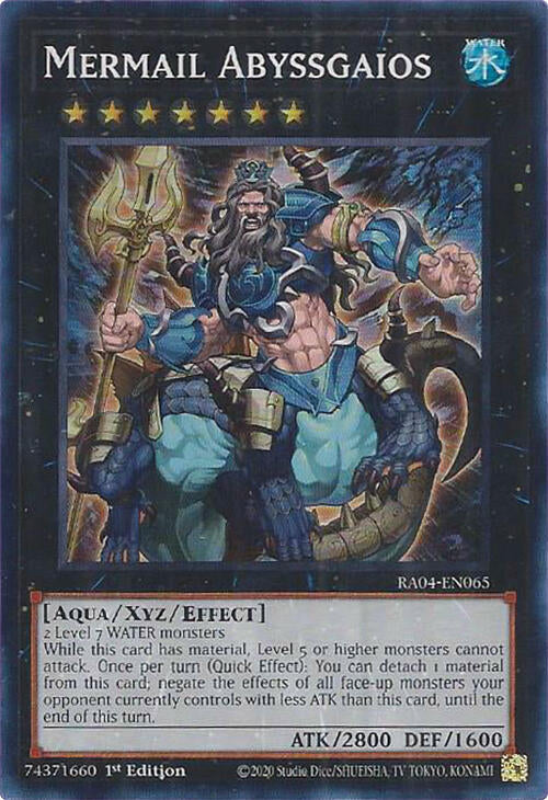 Mermail Abyssgaios [RA04-EN065] Super Rare | Gaming Infinity