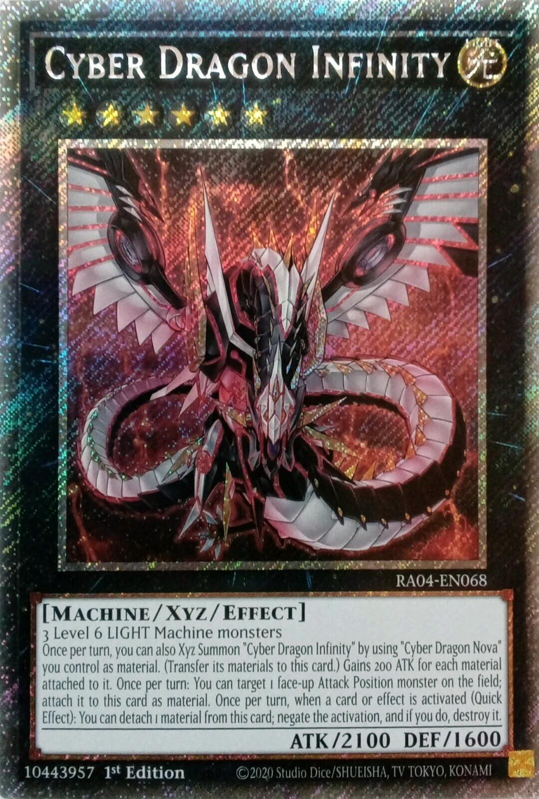 Cyber Dragon Infinity [RA04-EN068] Platinum Secret Rare | Gaming Infinity