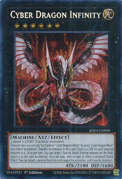 Cyber Dragon Infinity [RA04-EN068] Secret Rare | Gaming Infinity