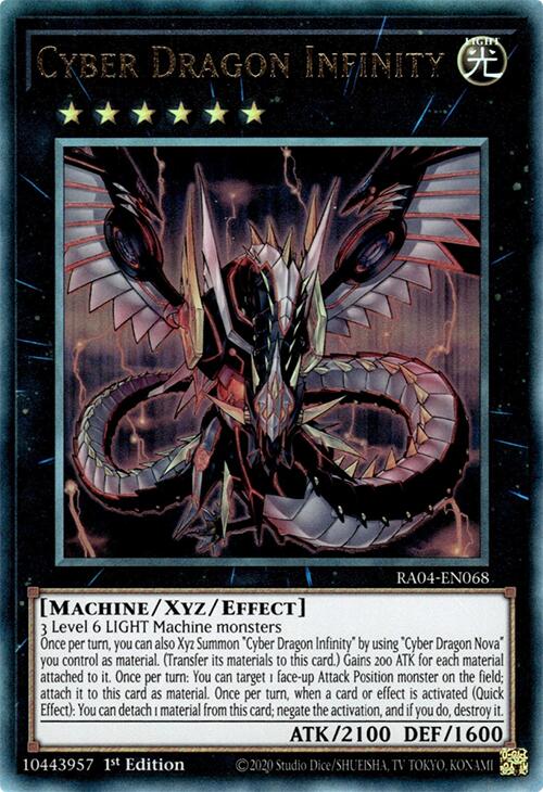 Cyber Dragon Infinity [RA04-EN068] Prismatic Ultimate Rare | Gaming Infinity