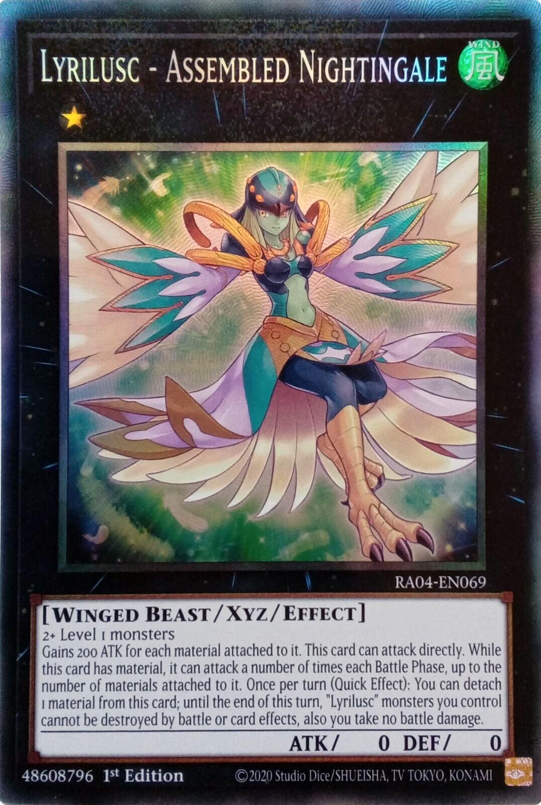 Lyrilusc - Assembled Nightingale [RA04-EN069] Prismatic Collector's Rare | Gaming Infinity