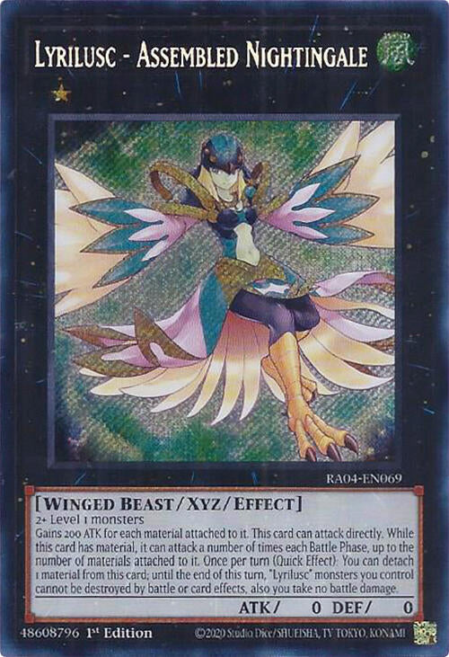 Lyrilusc - Assembled Nightingale [RA04-EN069] Secret Rare | Gaming Infinity