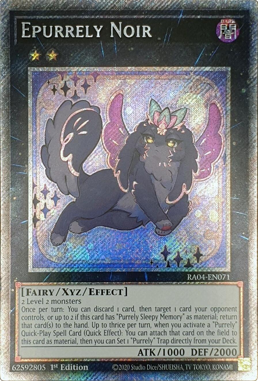 Epurrely Noir [RA04-EN071] Platinum Secret Rare | Gaming Infinity