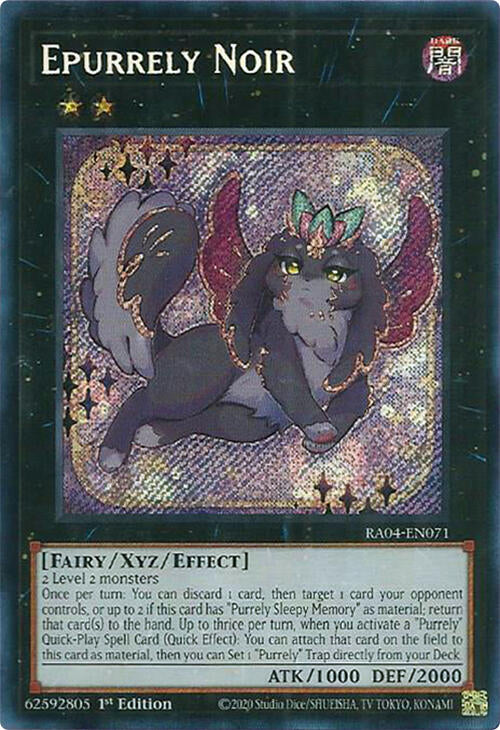 Epurrely Noir [RA04-EN071] Secret Rare | Gaming Infinity