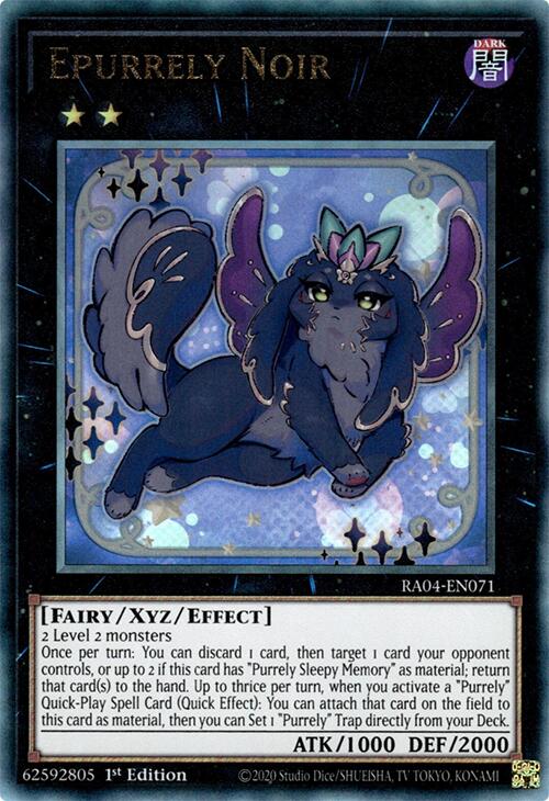 Epurrely Noir [RA04-EN071] Prismatic Ultimate Rare | Gaming Infinity