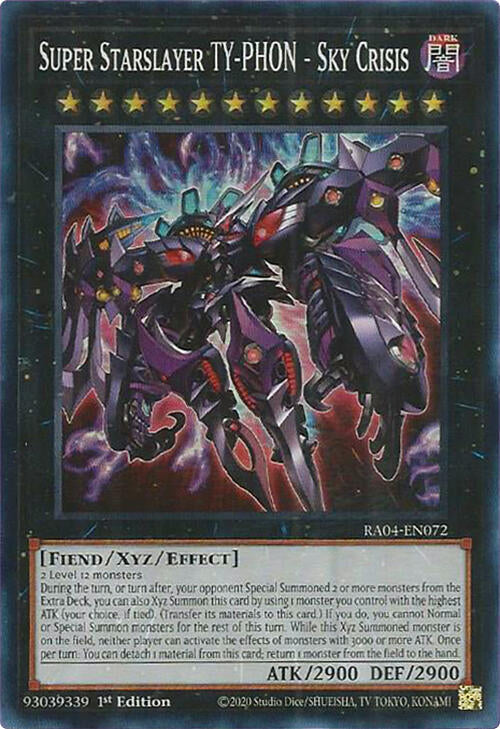 Super Starslayer TY-PHON - Sky Crisis [RA04-EN072] Super Rare | Gaming Infinity