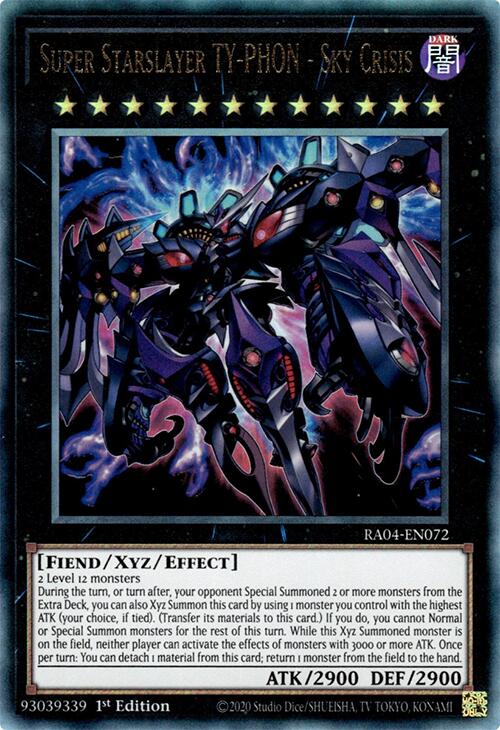 Super Starslayer TY-PHON - Sky Crisis [RA04-EN072] Prismatic Ultimate Rare | Gaming Infinity