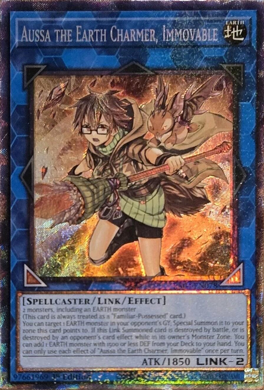 Aussa the Earth Charmer, Immovable [RA04-EN078] Prismatic Collector's Rare | Gaming Infinity