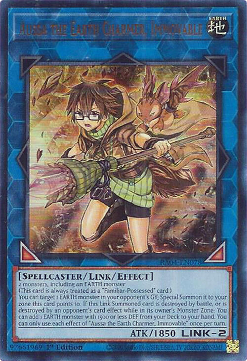 Aussa the Earth Charmer, Immovable [RA04-EN078] Ultra Rare | Gaming Infinity