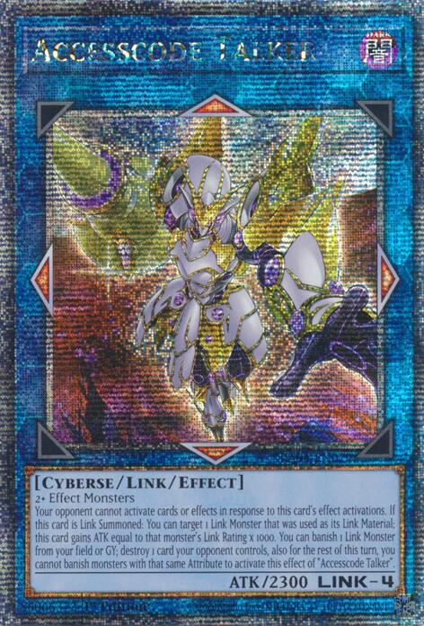 Accesscode Talker (New Art) [RA04-EN079] Quarter Century Secret Rare | Gaming Infinity