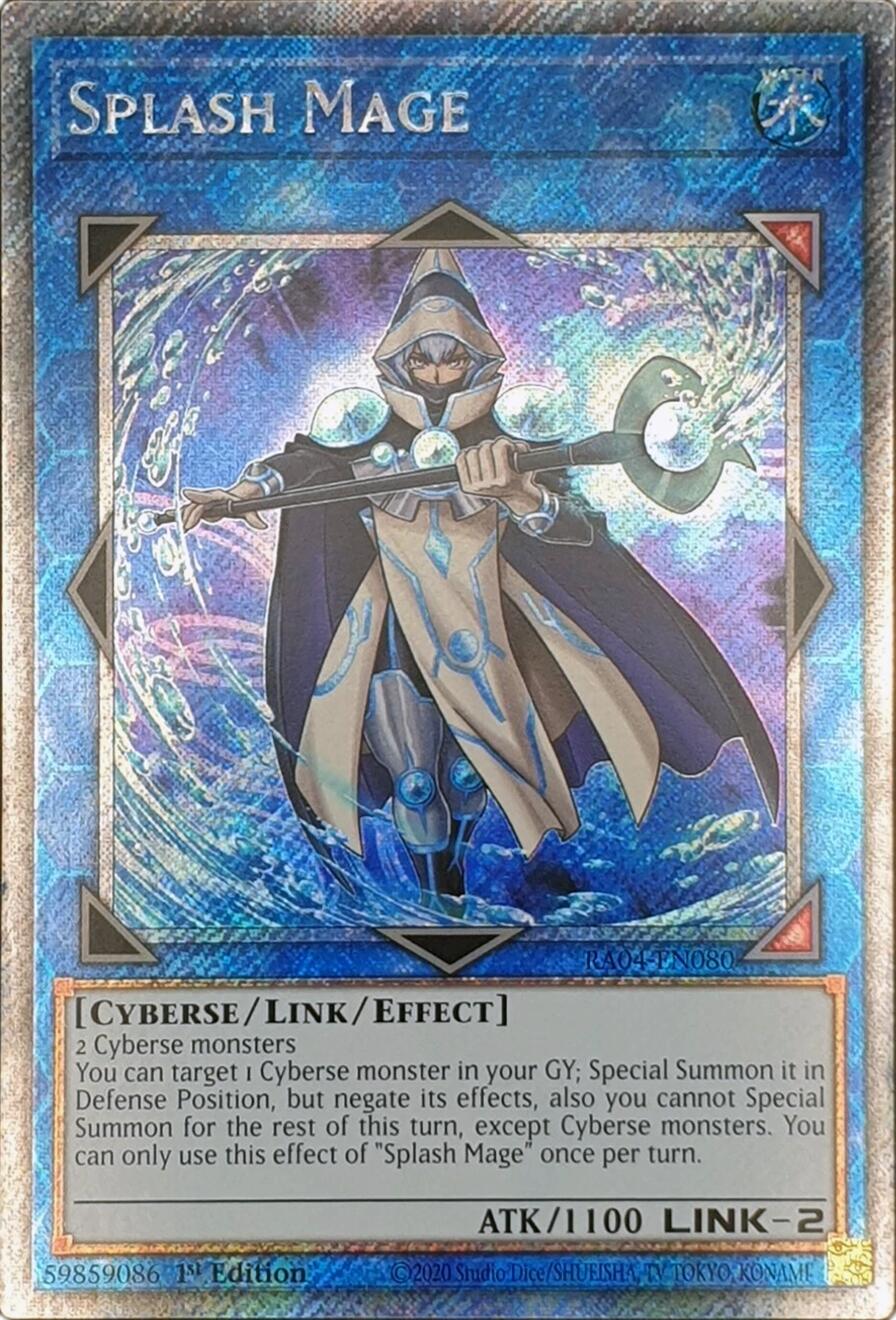 Splash Mage [RA04-EN080] Platinum Secret Rare | Gaming Infinity