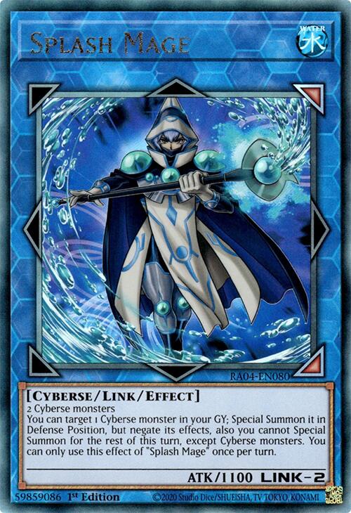 Splash Mage [RA04-EN080] Prismatic Ultimate Rare | Gaming Infinity