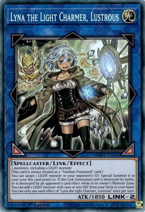 Lyna the Light Charmer, Lustrous [RA04-EN081] Prismatic Collector's Rare | Gaming Infinity