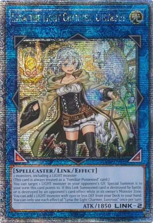 Lyna the Light Charmer, Lustrous [RA04-EN081] Quarter Century Secret Rare | Gaming Infinity