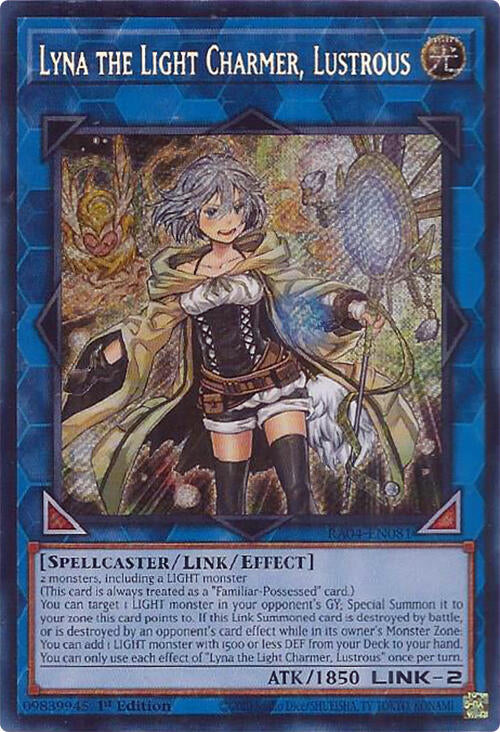 Lyna the Light Charmer, Lustrous [RA04-EN081] Secret Rare | Gaming Infinity