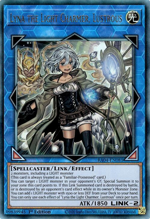 Lyna the Light Charmer, Lustrous [RA04-EN081] Prismatic Ultimate Rare | Gaming Infinity