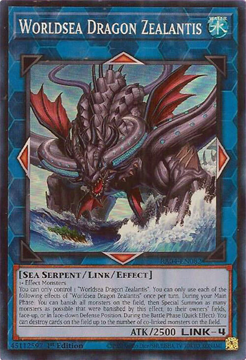 Worldsea Dragon Zealantis [RA04-EN082] Super Rare | Gaming Infinity