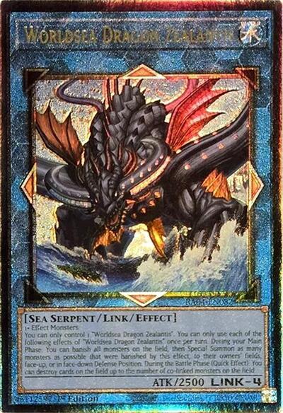 Worldsea Dragon Zealantis [RA04-EN082] Prismatic Ultimate Rare | Gaming Infinity