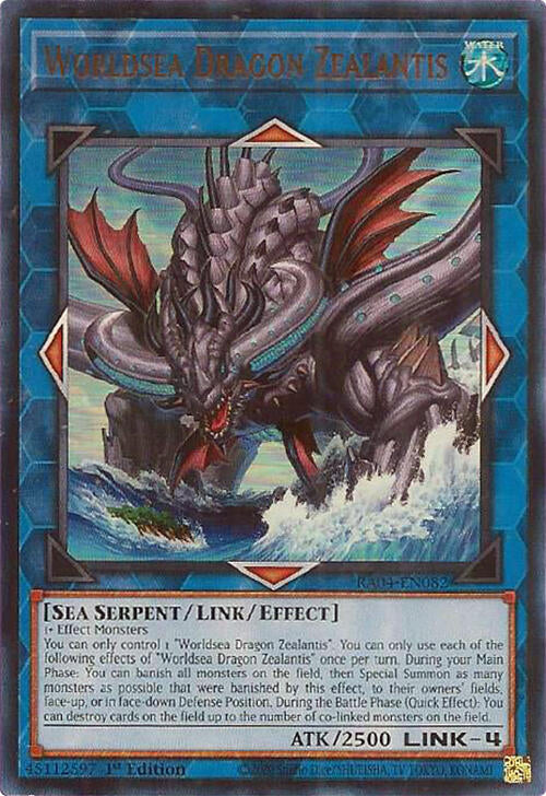 Worldsea Dragon Zealantis [RA04-EN082] Ultra Rare | Gaming Infinity