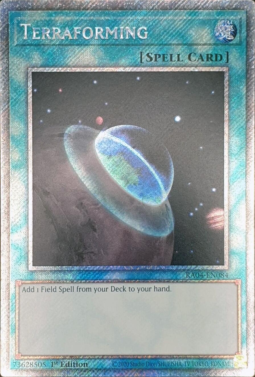 Terraforming [RA04-EN084] Platinum Secret Rare | Gaming Infinity