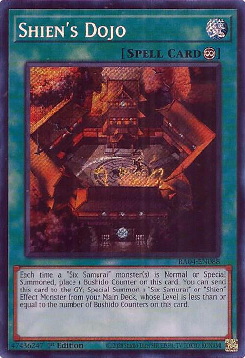 Shien's Dojo [RA04-EN088] Secret Rare | Gaming Infinity