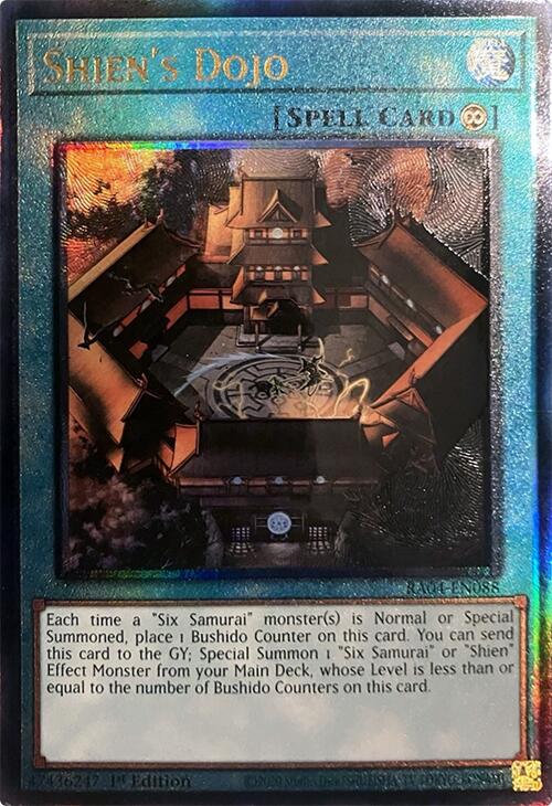 Shien's Dojo [RA04-EN088] Prismatic Ultimate Rare | Gaming Infinity