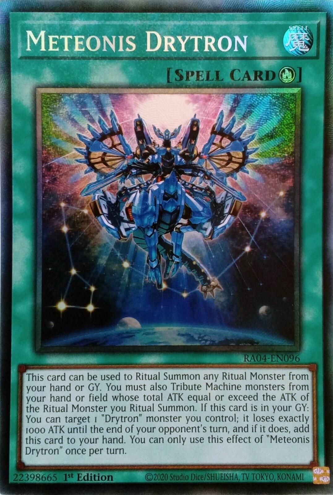 Meteonis Drytron [RA04-EN096] Prismatic Collector's Rare | Gaming Infinity
