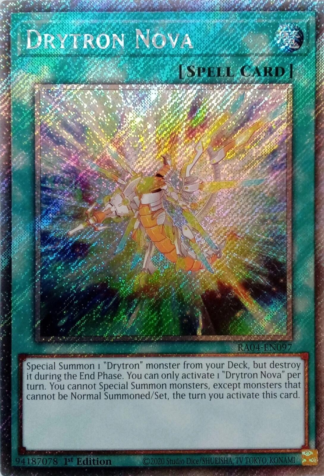 Drytron Nova [RA04-EN097] Platinum Secret Rare | Gaming Infinity